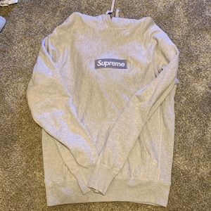 Supreme Gray Hoodie